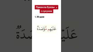 Три правила с буквой (م) Мим