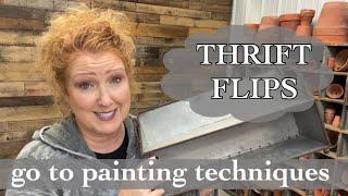 Thrift Flip\Painting Techniques\Flipping for Profit\Farmhouse Cottage Core Aesthetics Decor