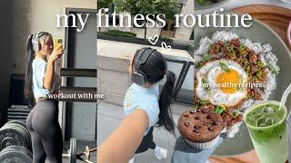 wellness diaries  my workout routine, high protein recipes, cycle syncing, & how to be consistent!