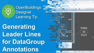 Generating Leader Lines for DataGroup Annotations