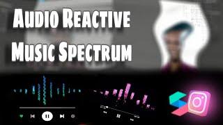 Instagram Music filter | Spark AR studio | Different types of audio reactive spectrum -Tutorial easy