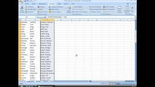 Concatenate Function in Microsoft Excel