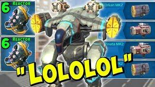 The Ultimate LOL Hunter - Death Button RAVEN Mk2 War Robots Gameplay WR