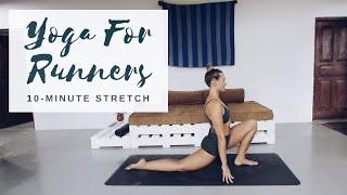 YOGA FOR RUNNERS | 10-Minute Stretch | CAT MEFFAN