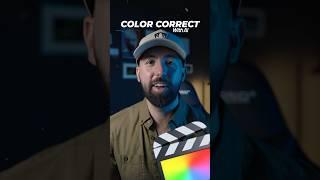 Color correct with AI in Final Cut Pro! #videoediting #finalcutpro