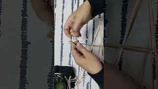 3D BOHO Christmas Star Making DIY #ytshorts #shorts #short #shortvideo