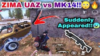 They rushed with zima uaz against MK14 - PUBGMOBILE GAMEPLAY | venomox