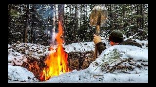 ДОМ ПОД ЗЕМЛЕЙ своими РУКАМИ - ЛИСА на ПОРОГЕ, лесная КУХНЯ, БАНЯ - Строим ЗЕМЛЯНКУ