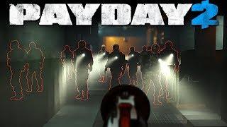 55 Guards on Murky Station and NO KILLS! (Payday 2 Heavy Security Mod)