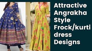 Beautiful Angrakha Style Frock Designs||Angrakha frock|| Angrakha Kurti|| Angrakha shirt 2022||