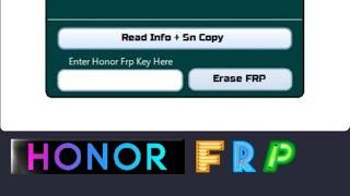 Huawei Honor FRP Remove Tool | Honor FRP key Tool