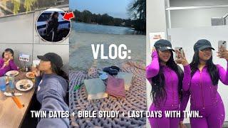 Last 48hrs with my TWIN!?Jayda arrested?, Bible studies, thrifting, twin dates : )