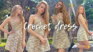 CROCHET SUMMER DRESS  / beginner friendly 