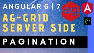 Angular Ag-Grid Server Side Pagination - CodeWithSrini