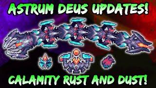 Astrum Deus Boss Fight Changes! Terraria Calamity Mod Rust and Dust 1.4.5 Update - NEW Spawn Method!