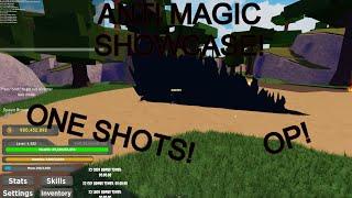 Anti Magic Showcase! (SUPER OP!) | Black Clover Kingdom Grimshot Roblox