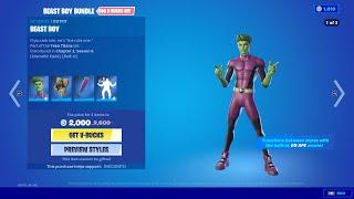 Комплект "БИСТБОЙ" Фортнайт! | BEAST BOY BUNDLE Fortnite!