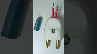 Ceramic Capacitor vs. (220V) Electricity #experiment #electrical #shorts