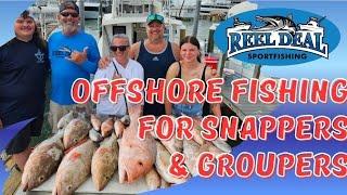 10 Hour Snapper and Grouper Offshore Fishing Charter 