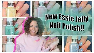 New Essie Jelly Gloss Polishes! | Review with comparisons!