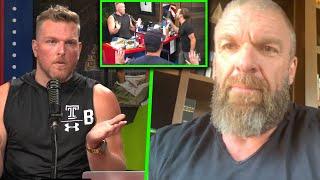 HHH Comes On The Pat McAfee Show To Talk Adam Cole's Blow Up Live On Air