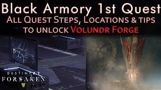 Black Armory First Quest Guide - Ada-1 - Black Armory Unlock - Fallen Saboteur Locations