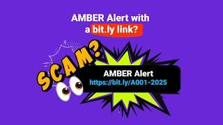 AMBER Alert with a bit.ly: Was It Normal or a Scam?  | MsTechNicole Investigates