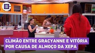 BBB 25: Climão entre Gracyanne Barbosa e Vitória Strada por causa de almoço da Xepa