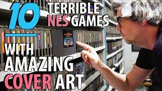 10 Terrible NES Games with Amazing Cartridge Label Cover Art (Nintendo Entertainment System)