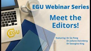 EGU WEBINARS - Meet the Editors!