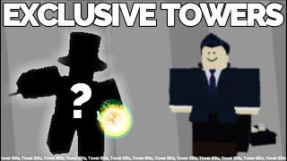 EXCLUSIVE TOWERS & LEVEL REQUIREMENT TOWERS IN TOWER BLITZ!  Tower Defense (Roblox)