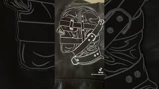 BirdOvPrey Members Only Patch #fyp #foryou #foryoupage #diy #backpatch #goth #fashion #leatherwork
