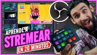 TUTORIAL de OBS desde CERO - CÓMO ser STREAMER en TWITCH y YOUTUBE *SUPER-COMPLETO*