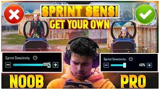 BEST SPRINT SENSI 50% VS 100%⁉️The Ultimate Guide to Mastering 4X Speed Sprint Sensitivity in Bgmi