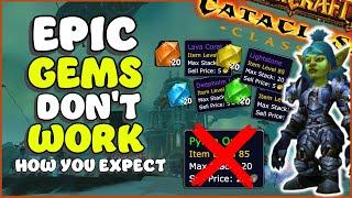 What you need to know about EPIC GEMS in Cataclysm Classic