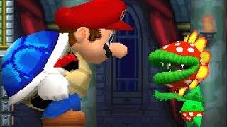 New Super Mario Bros DS - All Castle Bosses with Giant Blue Shells