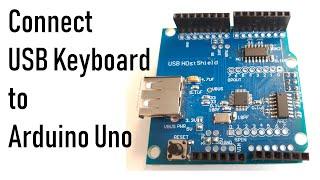 How to connect a USB Keyboard to an Arduino Uno using the USB Host Shield