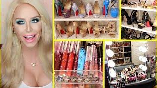 GLAM ROOM TOUR: Makeup, Shoes & MORE! | Gigi