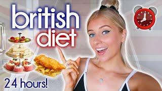 i ate a VERY BRITISH DIET for 24 HOURS!  *what i eat in a day*