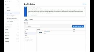 Okta User Profile vs. Application User Profile | Okta Support