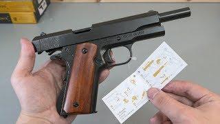 Макет кольта деревянные накладки Denix D7 9312 Colt 1911A1