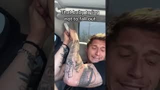 baby trying to not fall out riley reid edition :d tiktok inkedabroad