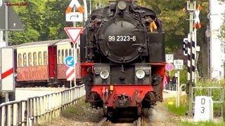 Dampfzüge in Bad Doberan - 99 2322 & 99 2323 - Bäderbahn Molli - steam trains - Narrow Gauge