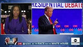 Rachel Scott on Trump campaign's reaction to presidential debate