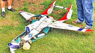 BAD LANDING! VELOX XL RC TURBINE JET FLIGHT GOES WRONG