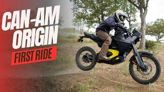 2025 Can-Am Origin | FIRST RIDE on the New Electric Adventure Bike