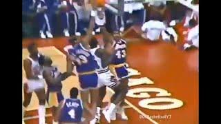 Michael Jordan Unbelievable Reverse Layup and Nice Dunk vs Lakers