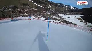 AUDI FIS Ski World Cup finals - Saalbach men SL - camera racer Thomas Sykora #weareskiing  @atomic