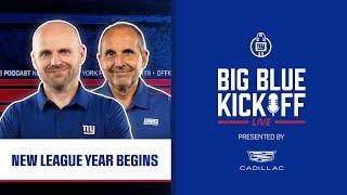 New League Year Begins | Big Blue Kickoff Live | New York Giants