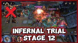 NO SETRAM | Infernal Faction Trial Stage 12 | NO POD | Watcher of Realms.